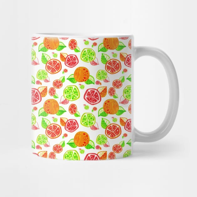 Colorful Citrus Pattern by saradaboru